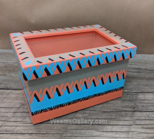 Wood Box - Painted by Lu Heater